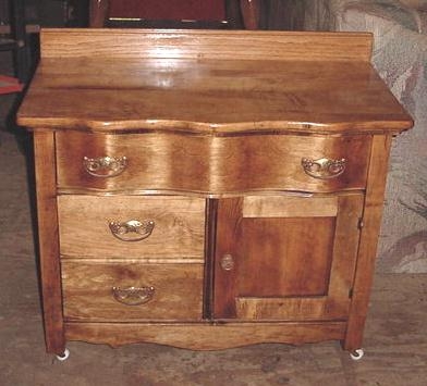 Serpentine Washstand With Porcelain Castors.JPG