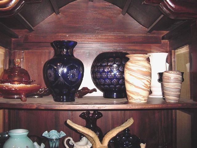 Blue Optic Vase Carnival Glass.JPG