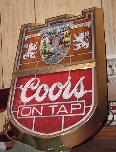 Lighted Coors Sign.JPG