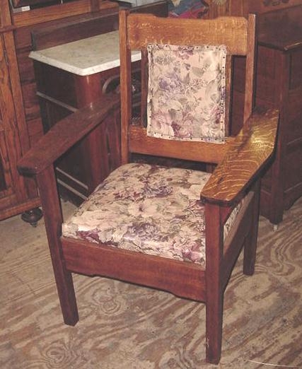 Antique Oak Chair.JPG