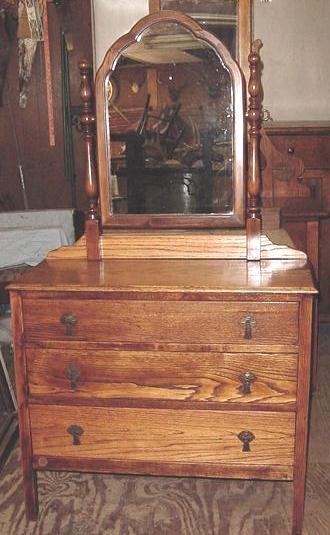 Antique Oak Dresser.JPG