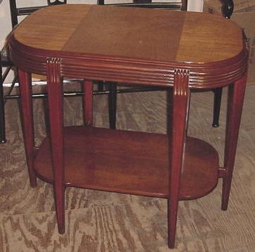 Beautiful Antique Radio Table.JPG