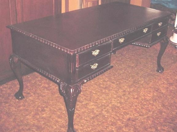 Clawfooted Mahogany Desk.JPG