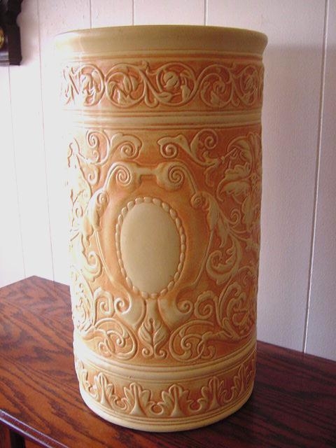 Early Weller Ivory Umbrella Stand.JPG