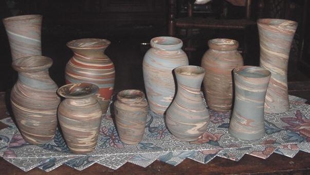 Niloak Mission Swirl Pottery Collection.JPG